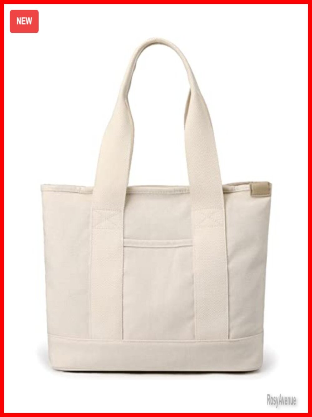 Canvas Tote Bag Top Handle Satchel Large Capacity Shoulder Purse for Work
